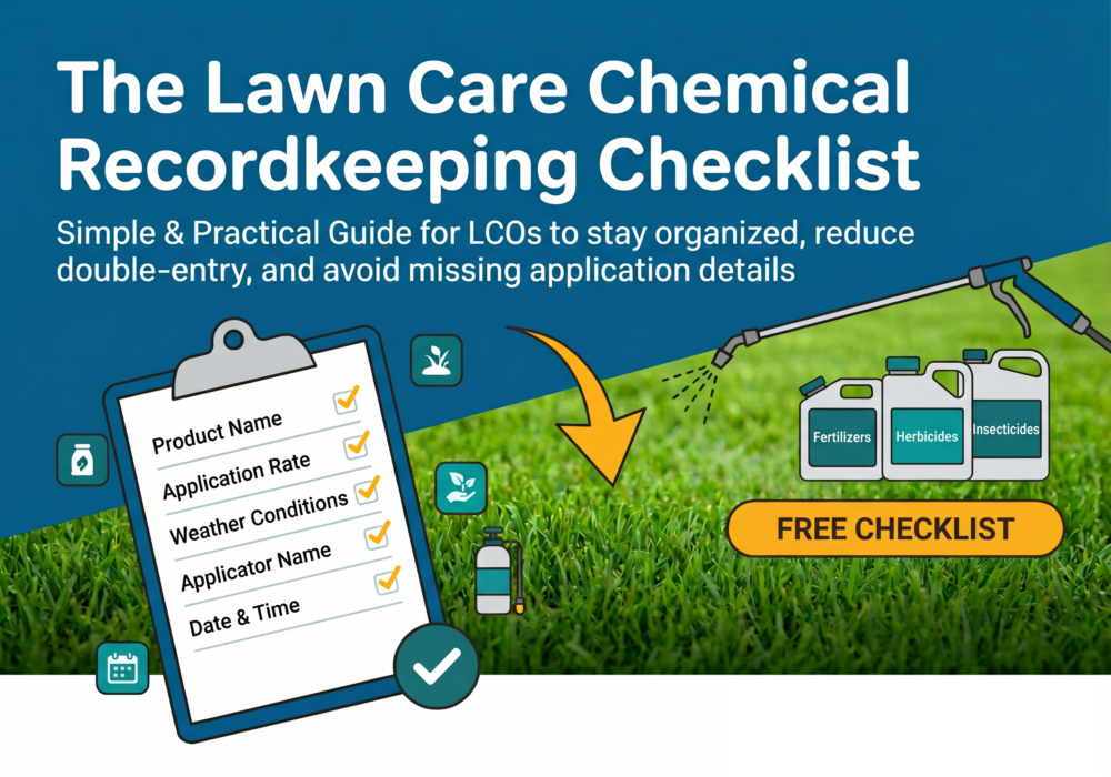 The Lawn Care Chemical Recordkeeping Checklist